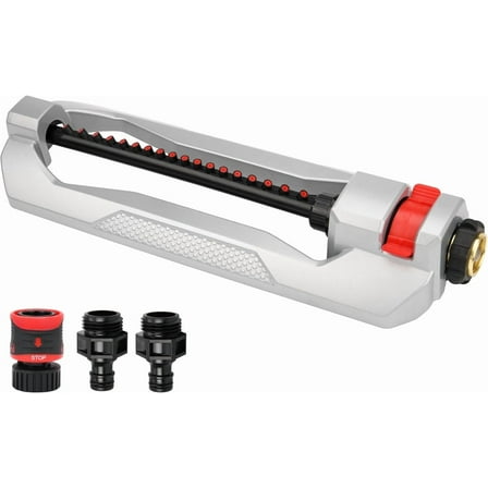 Lawn & Garden Metal Osciallating Water Sprinkler for Yard