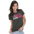 thumbnail image 3 of I Can Fight Breast Cancer Warrior Womens Fitted Plus Size Graphic Tee Brisco Brands 2X, 3 of 4