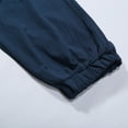 thumbnail image 6 of Men's Solid Color Breathable Linen Loose Pants - Bunch of Foot Design, Casual/Daily Wear, 6 of 6