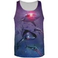 thumbnail image 1 of Laser Sharks in Space All Over Adult Tank Top - 3X-Large, 1 of 2
