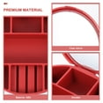 thumbnail image 3 of KALLORY Jewelry Box 1Pack 3.93x3.93x1.18in Red ABS Plastic for Friends and Lovers present, 3 of 8