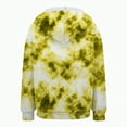 thumbnail image 5 of Towmus Women's Tie-Dye Zip-Up Hoodie Cute Drawstring Gradient Hoodies Long Sleeve, With Pocket XS-6XL, 5 of 6
