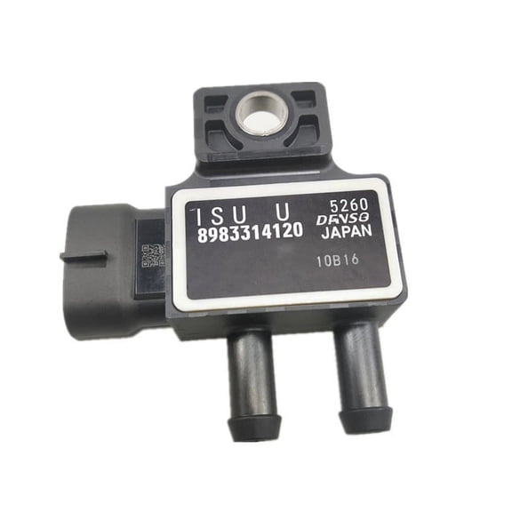 Car Exhaust DPF Differential Pressure Sensor for D-MAX DAMX MUX 8983314120,1 * Pressure Sensor,Black