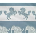 thumbnail image 3 of oneOone Tissu en Coton Flex Rayé/éléphant & Imprimé Ikat Cheval BTY 40 Pouces de Large, 3 of 3