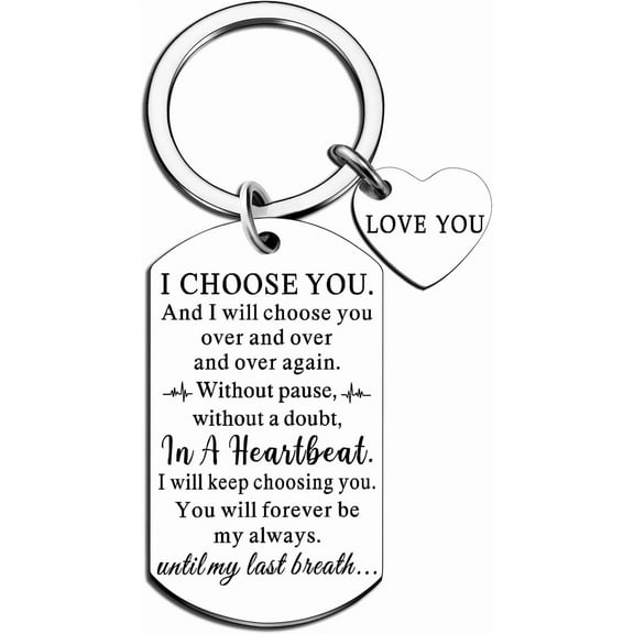 Romantic Gifts For Him Boyfriend Girlfriend Husband Wife I Love You Keychain Gifts For Him Her Sentimental Lover Mens Valentines Day Ideas