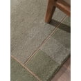 thumbnail image 5 of Rugsotic Carpets Hand Knotted Wool Area Rugs - 6'7''X9'10'', Rectangle, Green, Contemporary Modern Design, High Pile Thick Handmade Anti Skid Area Rugs For Living Room, Bed Room (T00206), 5 of 16