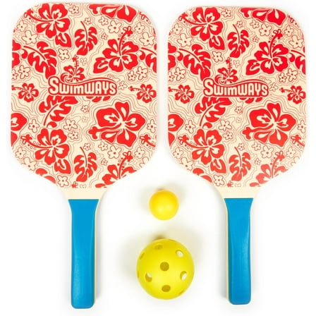 Hydro Paddle & Pickleball Set, Pickleball Paddles and Balls for Pool, Lake and Beach Games, Outdoor Toys for Kids and Adults Aged 5 & Up