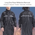 thumbnail image 3 of Poncho de lluvia impermeable de una pieza de estilo largo impermeable para personal sanitario de servicio ANGGREK Otros, 3 of 7