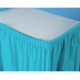 thumbnail image 1 of Bermuda Blue (Turquoise) Plastic Table Skirt, 1 of 1