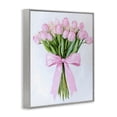 thumbnail image 2 of Stupell Industries Cottage Soft Pink Tulips with Ribbon Gray Framed Giclee Art, 16 x 20, by The Prints Vibe, 2 of 8