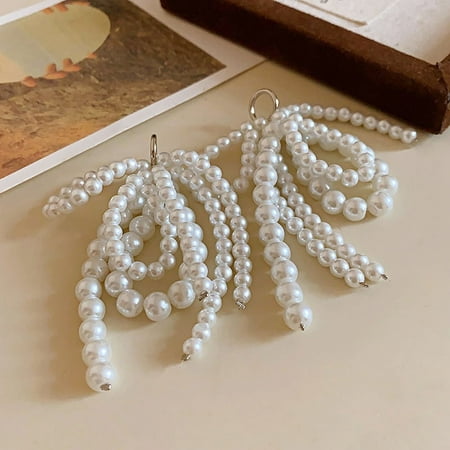 

CoCoMangos Beautiful Shoelaces Clips Buckle Decorations Tassel Bowknot Pearl Shoe Charms Pendant For Girls Sneakers Casual Shoes Accessory