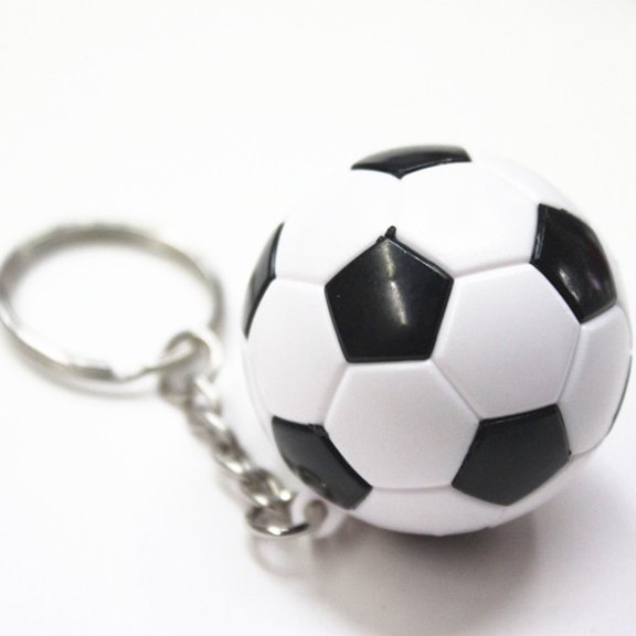10pcs Soccer Keychains Key Sports Pendants Keychains Key Hanging Ornaments