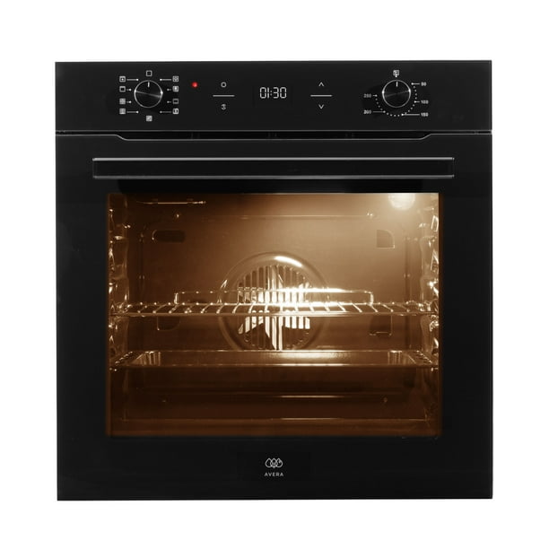 Horno Eléctrico Empotrable con Freidora de Aire de 75L, Control Digital, Temporizador 120min, Temp hasta 250°C | AVERA HEL75F