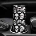 thumbnail image 6 of Skull Tumbler with Lid and Straw Goth Tumbler Skull Coffee Mug, 20 oz Halloween Gothic Tumbler Water bottle Cup , Goth Travel Mugs, Skull Decor Gifts, 6 of 6