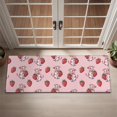 thumbnail image 2 of Pink Cow Strawberry Pattern Door Rugs,Washable Non Slip Door Mats Indoor,Decorative Door Mats,Entry Mat Indoor for Entrance,Bedroom,Kitchen,Bathroom,16"x47", 2 of 6