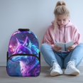 thumbnail image 2 of Aplkyhs School Backpack for Students Pink Highland Cow Print Age 6-18 Large Capacity Ergonomic Padded Adjustable Shoulder Straps Unisex Back to School Backpack for Elementary Middle High School Boys, 2 of 7