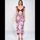 thumbnail image 4 of Vestidos Largos de Verano Y2K con Encaje, Retazos, , Estampado Floral, Escote Corazón, Espalda Descubierta y Abertura para Mujer Oscuro L, 4 of 7