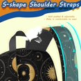 thumbnail image 5 of Sun and Moon Gothic Pattern 17" School Backpacks for Teens,Waterproof Oxford Fabric,S-Shape Padded Straps for School,Travel,Hiking,Camping, 5 of 6