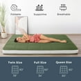 thumbnail image 5 of MAXYOYO 6" Extra Thick Futon Mattress,Tatami Pad Floor Mattress for Adults Guest Mattress,Green,Full, 5 of 11