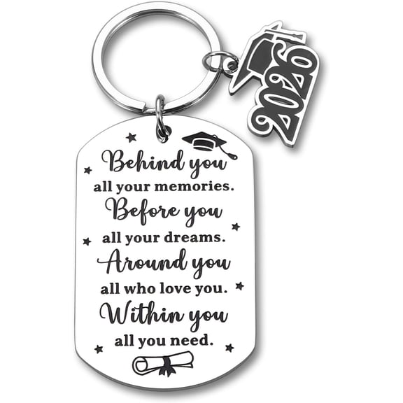 Senior 2026 Graduation Gifts for Him Her Class Of 2026 Graduation Keychain for High School Seniors College Middle School Grad Students, 2026 Graduations Favor for Students 2026 Teen Boys Girls