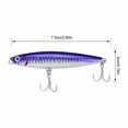 thumbnail image 3 of Bisitoy 2Pcs Swimbait Fishing Lures Set with Paddle Tail for Large Predators, 3 of 4