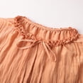 thumbnail image 6 of Elegant Lace Shirt Collar Blouse With Smocked Waist and Chiffon Sleeves Sun Loose Fit Casual Top for Women Oversized T-shirts Short Sleeve Crewneck Casual Tops, 6 of 8
