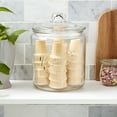 thumbnail image 3 of Mason Craft & More Airtight Extra-Large Glass Apothecary Jar with Lid, Clear Classic Mason Storage Canister, 4 Liter (135oz), 3 of 4
