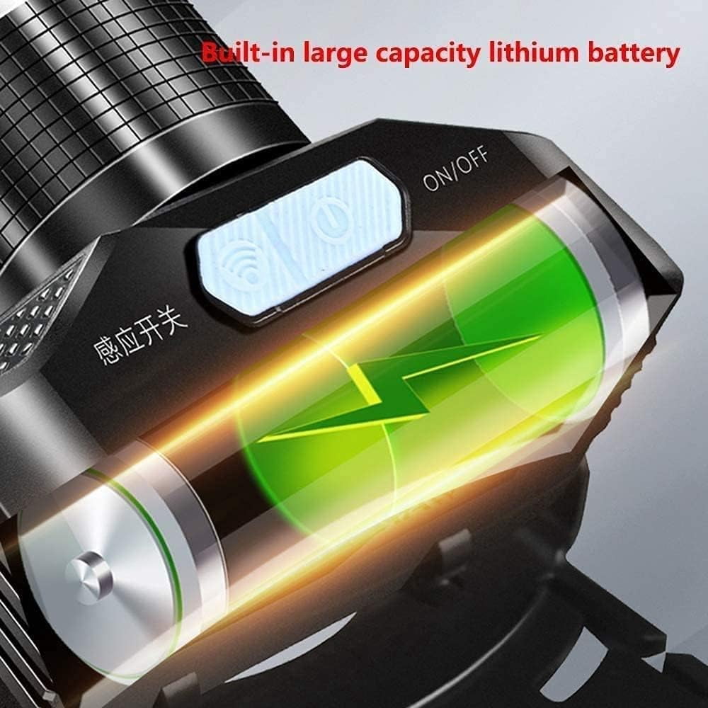 Headlamp Rechargeable Bright Headlamps with 4 Modes Outdoor Waterproof Led Head Lamp Flashlight Headlamps for Adults Headlight for Camping Cycling Running Fishing