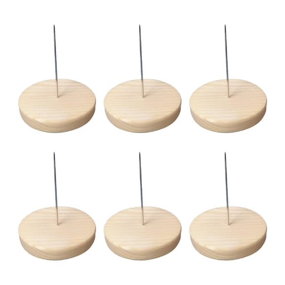 Ruiboury Wood Premium Handmade Doll Support Base Compact Yet Sturdy Excellent For Displaying Various Dolls Doll Stand Base 2 Pin