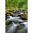 thumbnail image 2 of West, James 11x14 Gold Ornate Wood Framed with Double Matting Museum Art Print Titled - Smoky Mountain Tranquility, 2 of 4