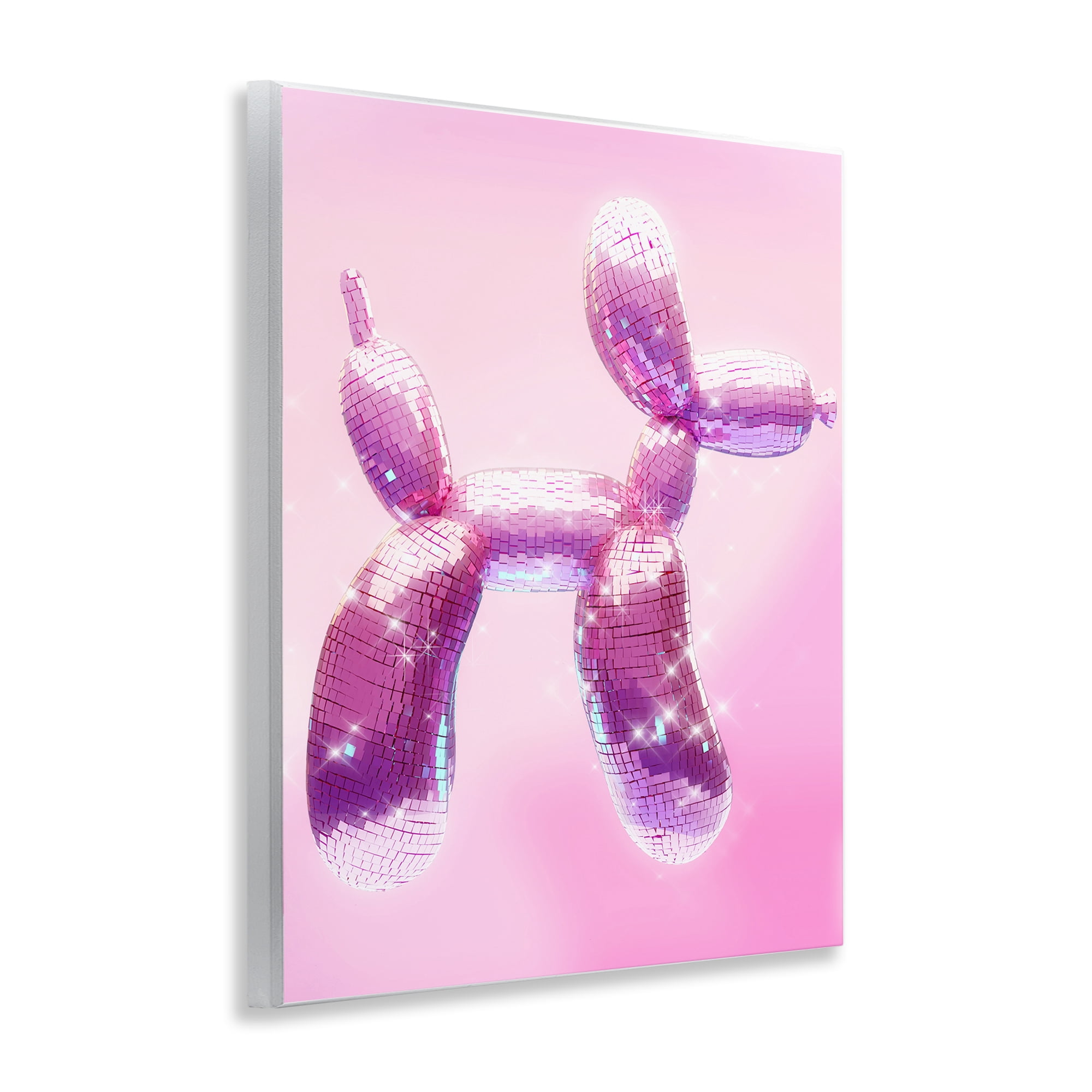 Stupell Industries Fun Disco Balloon Animal Abstract Painting Unframed Art Print Wall Art, 11 x 14