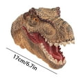 thumbnail image 2 of Dinosaur Hand Puppet, Soft Rubber Dino Arm Head Realistic Animal Model With Vivid Details, For Kids Imaginative Play Storytelling Ing, 2 of 5