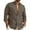 290#Coffee, variant on Mens Casual Button Down Shirts Long Sleeve Chambray Shirts Fashionable Casual Comfortable Trendy And Easy To Solid Color Multi Color Cotton Linen Shirt Wrinkle Free Shirt