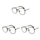 thumbnail image 3 of Gafas de sol cuadradas Qarigey para hombres y mujeres Lentes polarizadas negro anti-azul, 3 of 6