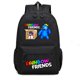 thumbnail image 1 of Rainbow Friends Backpack Children's Anime Action Toys Stationery Back To School Supply Kids Birthday Gifts Bag Mochila qiuyongming unisex, 1 of 2
