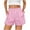 Pink, variant on Posijego Womens Plaid Lounge Shorts Elastic Waist Pajama Shorts with Pockets Women's Summer Casual Shorts