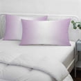 thumbnail image 4 of Light Purple Ombre Pillow Covers 12"x20", Modern Gradient Abstract Art Soft Brushed Microfiber Breathable Throw Pillow Covers, Decorative Pillowcase with Zipper for Couch Sofa Bedroom Living Room, 4 of 9
