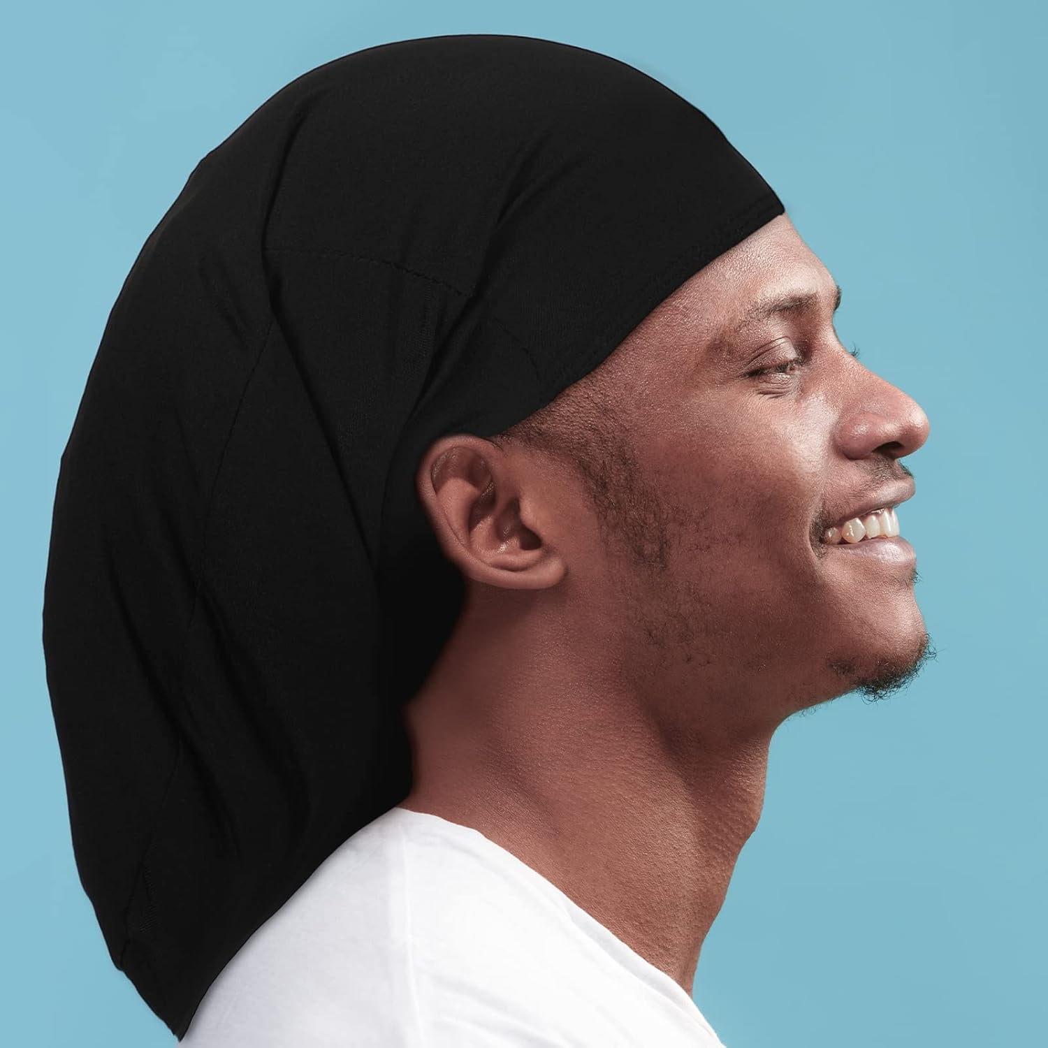 6 Pieces Dreadlock Cap Men Dread Caps Unisex Jumbo Long Hair Dreads Head Stocking Wrap Night Shower Sleeping Bonnet Accessories for Men Women Colorful
