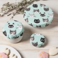 thumbnail image 5 of Danica Jubilee Cats Meow Save It Reusable Mini Bowl Cover, DIA3.5 x DIA4.5 x DIA6.5", Set of 3, 5 of 6