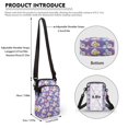 thumbnail image 6 of HELLHERO Women Shoulder Bag with Zipper Crossbody Sling Bag for Men, Women, Firework Stars US Flag, 6 of 7