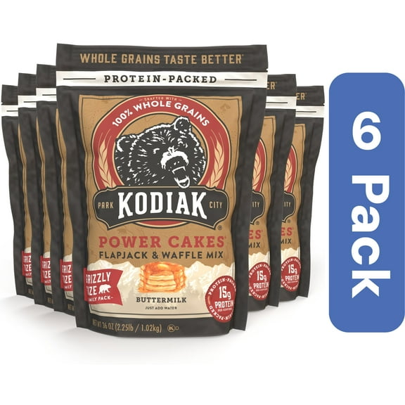 Kodiak Buttermilk Flapjack Mix 36 oz (Pack Of 6)