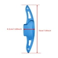 thumbnail image 2 of Steering Wheel Paddle Shifter Extension For Ford Explorer 20-23 Aluminium Blue, 2 of 13