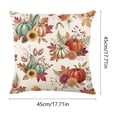 thumbnail image 3 of Fall Thanksgiving Pumpkin Pillow Covers Polyester Sofa Cushion Covers Fall Decor 18x18 by OVFUIZ, 3 of 6