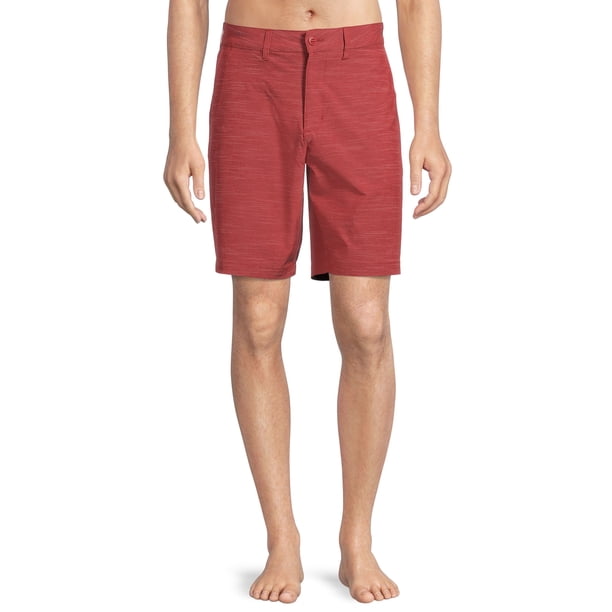 Men's & Big Men's 9" Hybrid Swim Shorts with Stretch