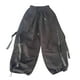 thumbnail image 2 of Odeerbi 5-16 Años Niños Niñas Cargo Pantalones Deportes Pantalones de Pierna Ancha Primavera Suelta Pantalones de Trabajo Con Múltiples Bolsillos, 2 of 4