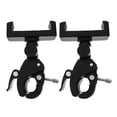 thumbnail image 1 of 2 Pcs/Ensemble Support de Pince pour Guidon de Vélo avec Clip pour Téléphone, 1 of 1