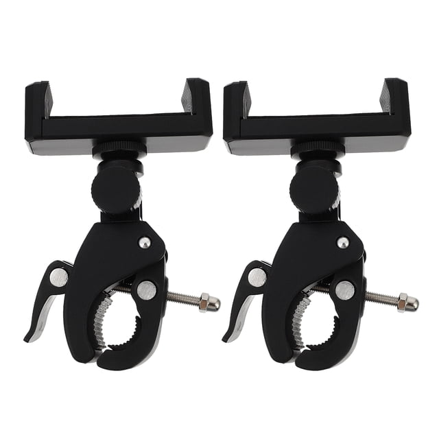 2pcs/set DV DSLR Camera Bike Handlebar Clamp Bracket Mount with Phone Clip