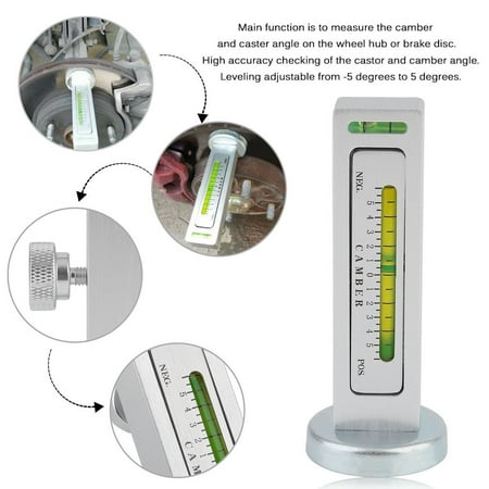 Car Adjustable Camber Castor Strut Magnetic Gauge Wheel Alignment