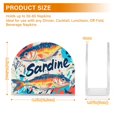 thumbnail image 4 of Yayeee Napkin Holder for Table Kitchen Paper Tissue Organization, Yellow Sardines Pattern, 4 of 8