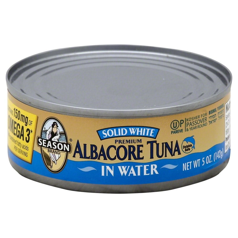 Season Brand Solid White Albacore Tuna, in Water, 5 Oz